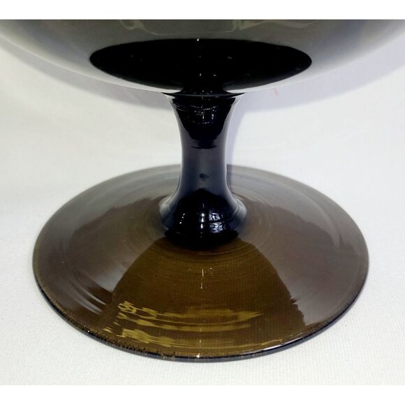 Empoli, MCM large 13" Smoke colored Snifter Vase - Picture 4 of 7